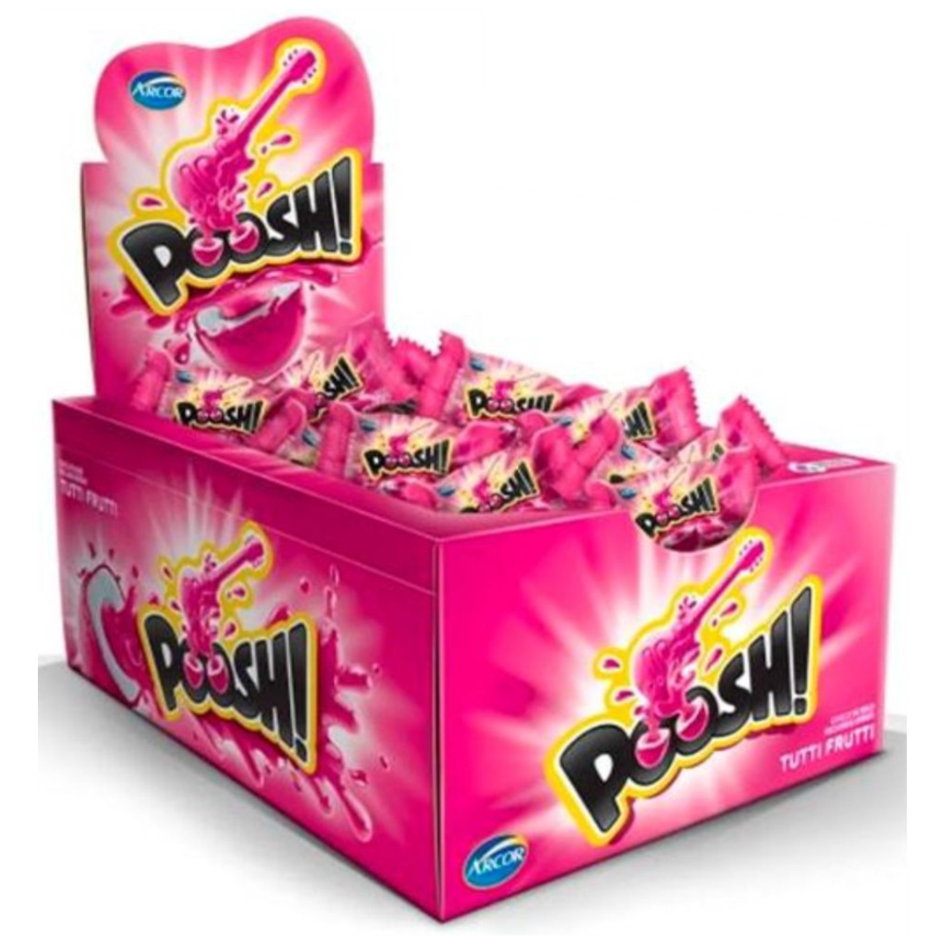 CX CHICLE POOSH TUTTI FRUTTI 200G C/40UN