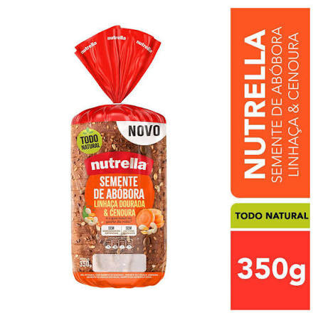 Pao Abobora E Linhaca Plusvita Nut 350g