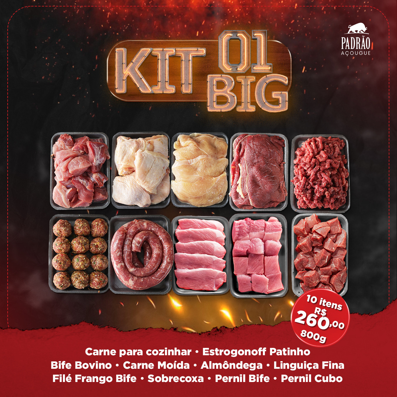Kit Padrão 1 Big 