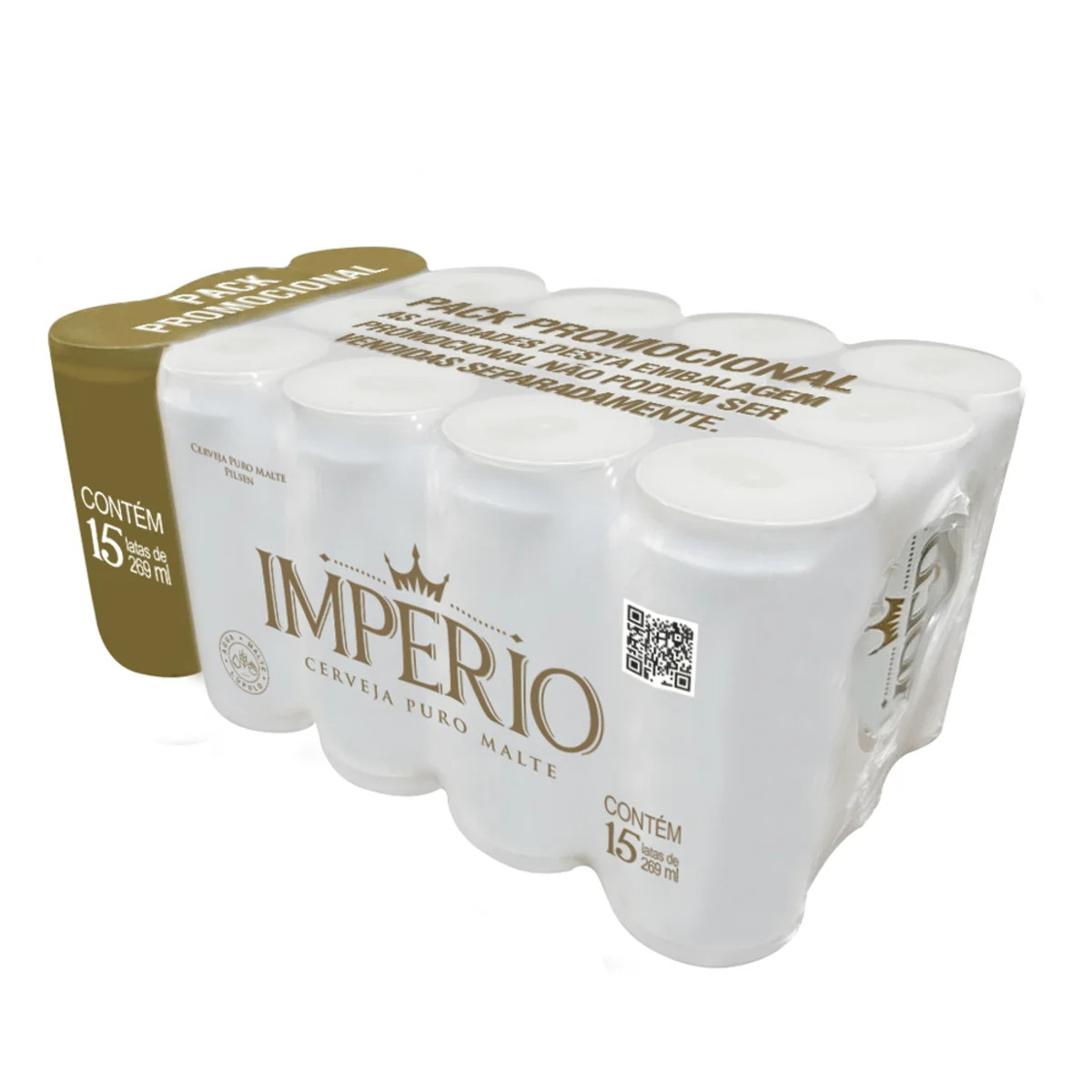CX CERVEJA IMPERIO PURO MALTE LT269ML C/15UN