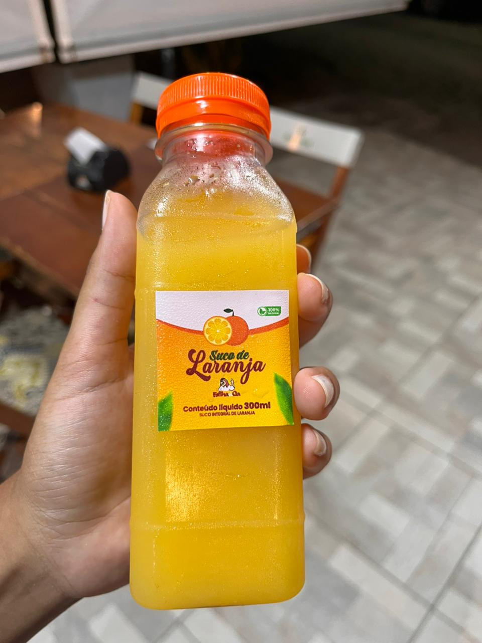 SUCO DE LARANJA NATURAL - 300 ML