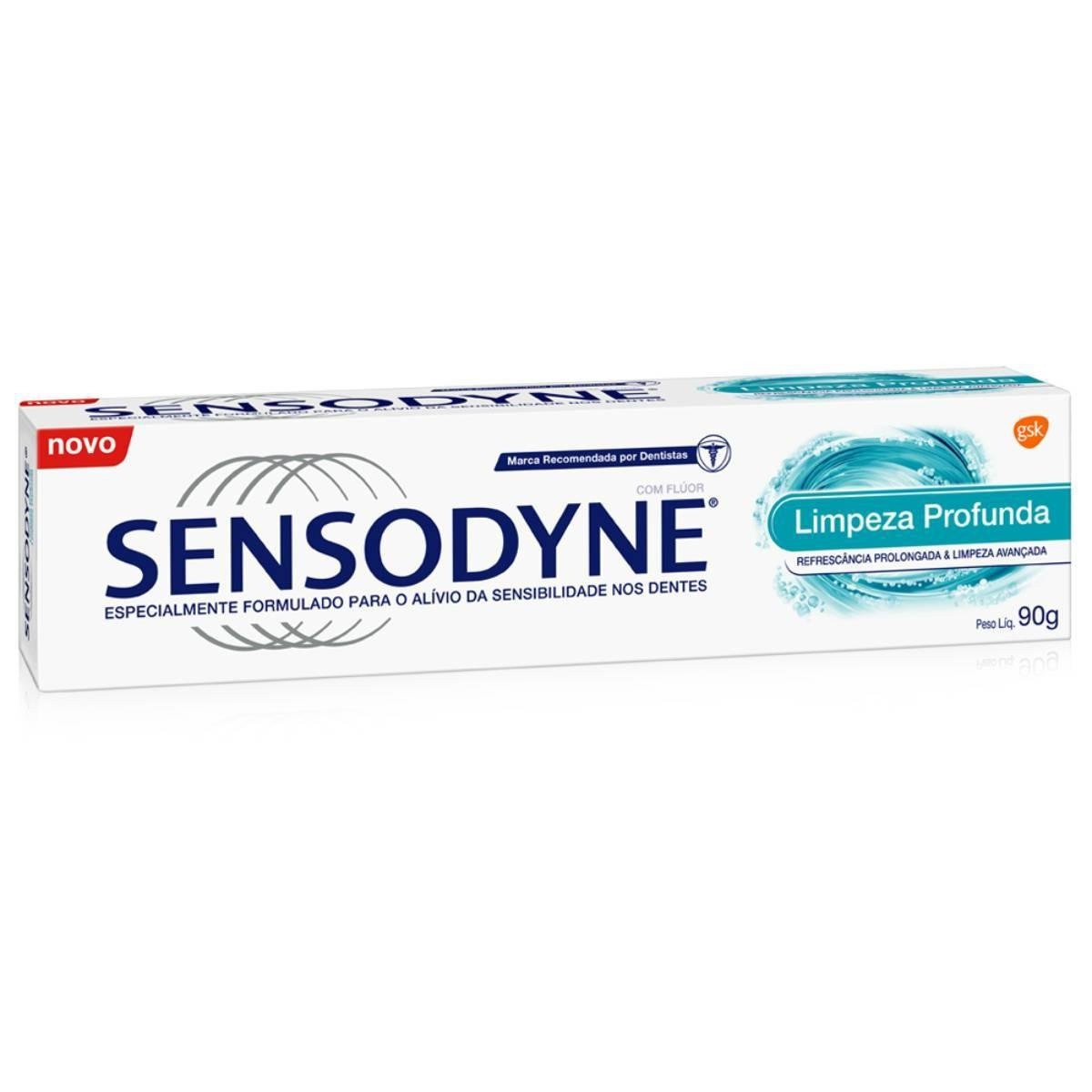 CREME DENTAL SENSODYNE LIMPEZA PROFUNDA 90G