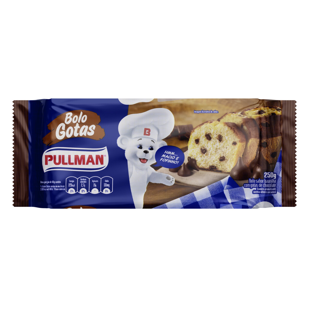Bolo Pullman Gotas
