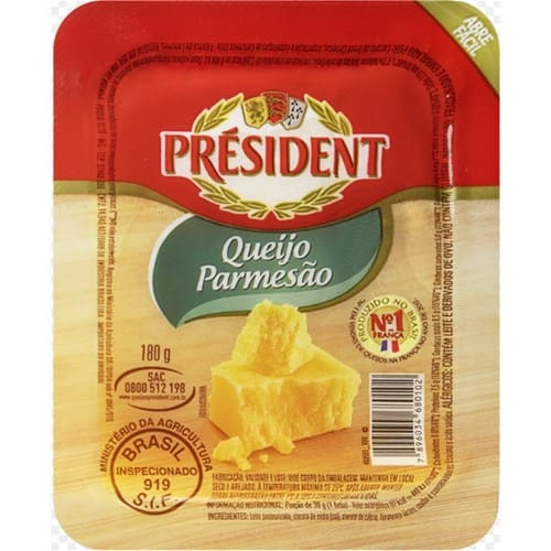 Queijo Parmesão President Embalagem 180g