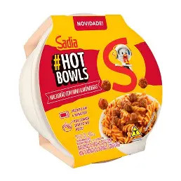Hot Bowls Macarrao c/Mini Almondegas (Sadia) 300g