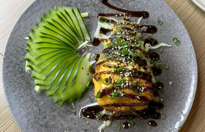 Temaki Frito na Alga