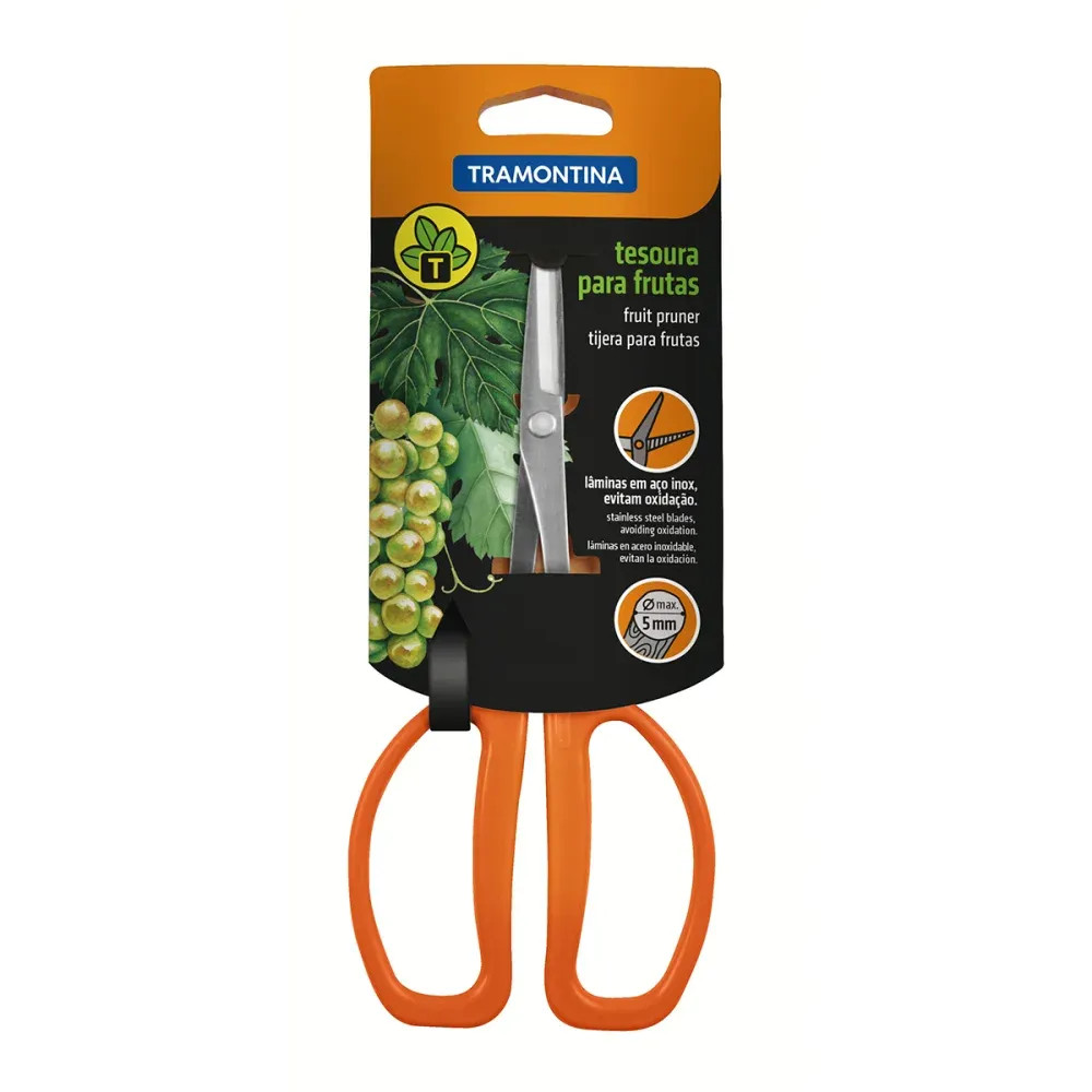 Tesoura Para Frutas Tramontina Em Aço Inox 5mm