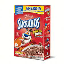 Cereal Sucrilhos power pops chocolate 200g