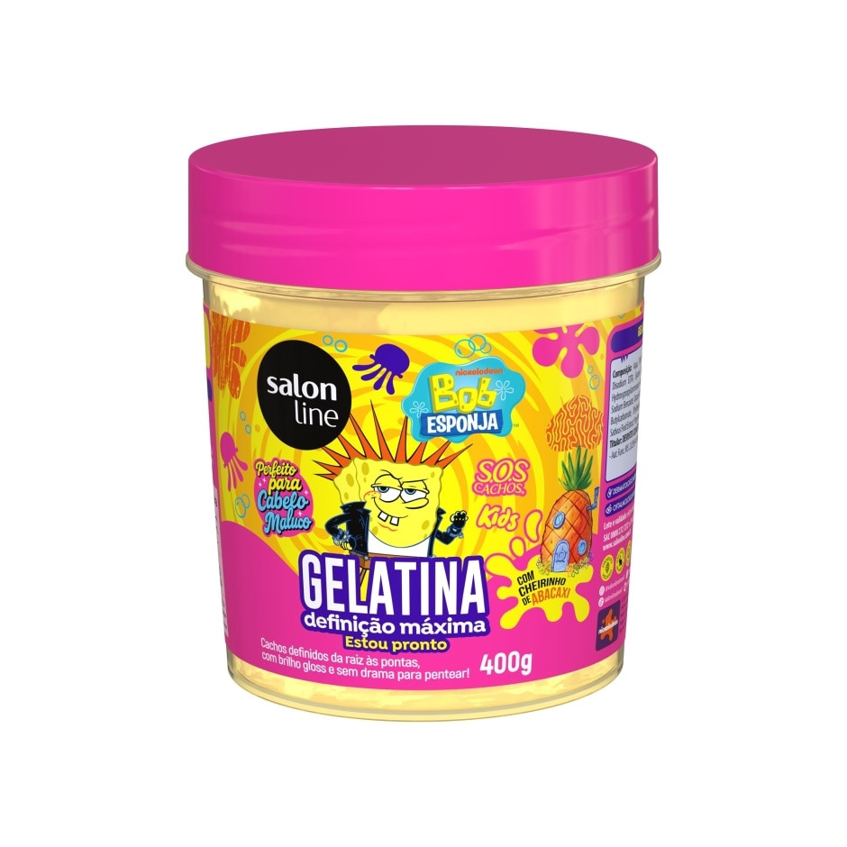 Gelatina Bob Esponja - Definição Máxima 400g