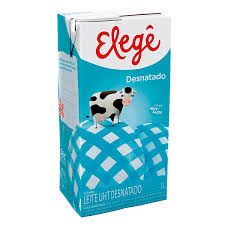 Leite Elegê desnatado 1L