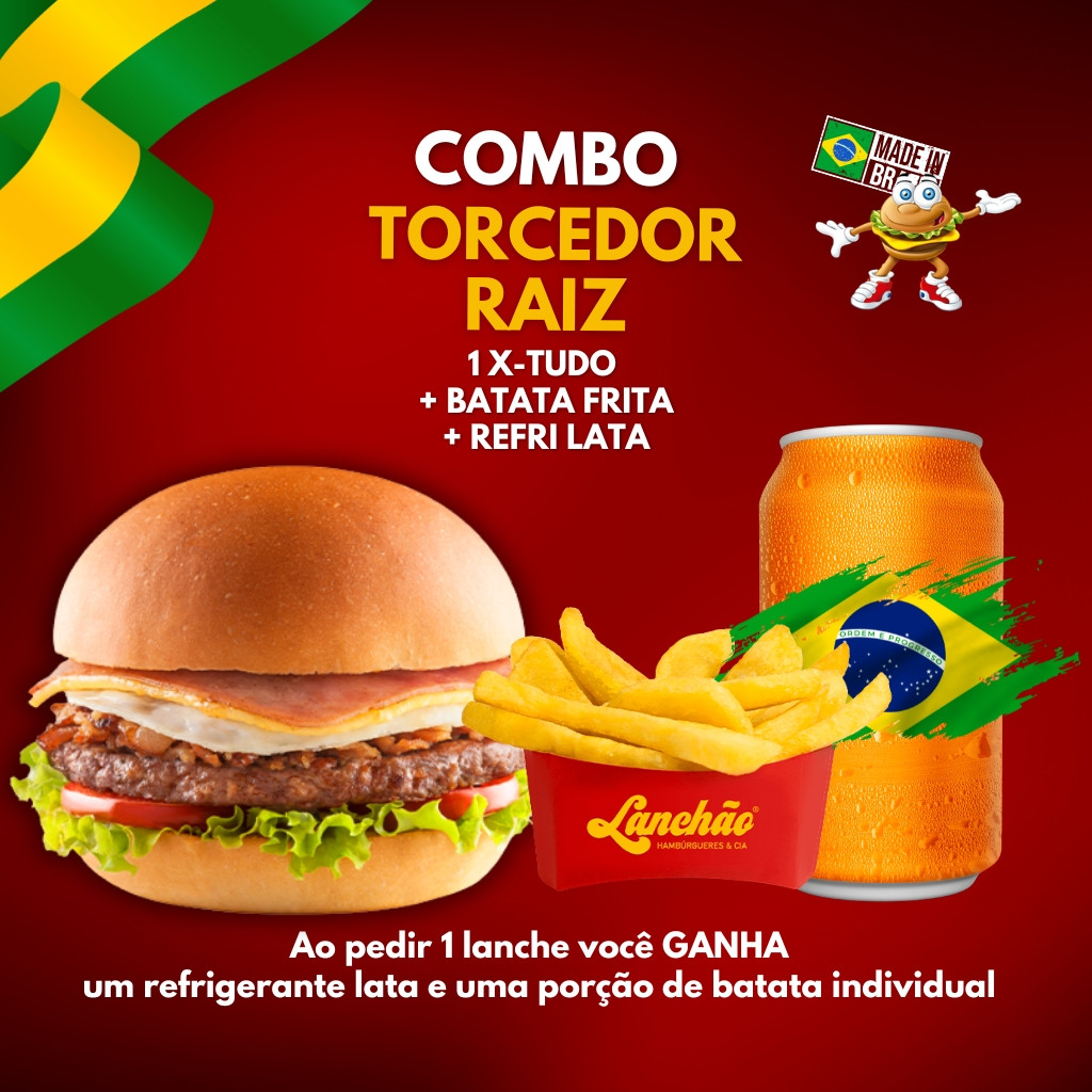 Combo torcedor raiz