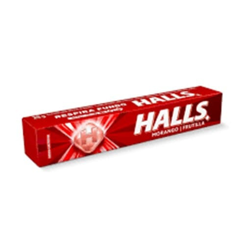 Bala Halls Morango 28g