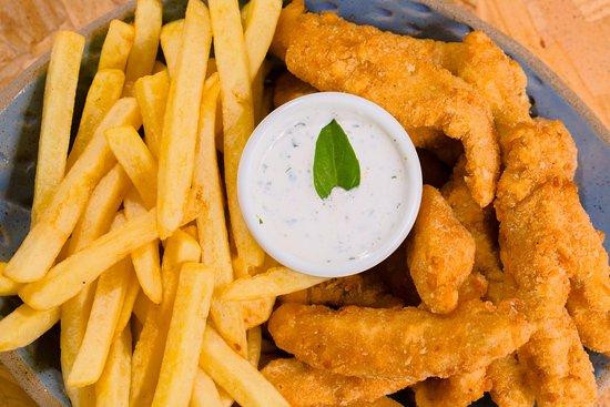 FILE DE TILAPIA COM FRITAS