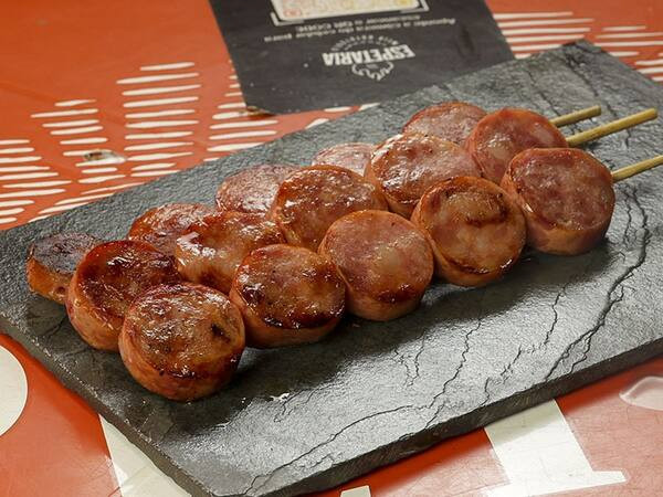 Espeto de Linguiça Calabresa