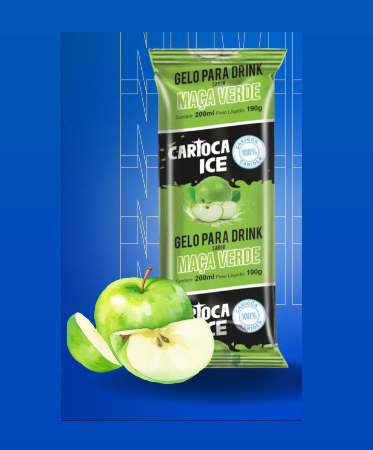 Gelo Maçã Verde