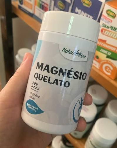 Magnésio Quelato 500mg 100 Caps Natusvida