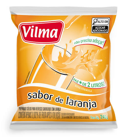 SUCO VILMA SABOR LARANJA