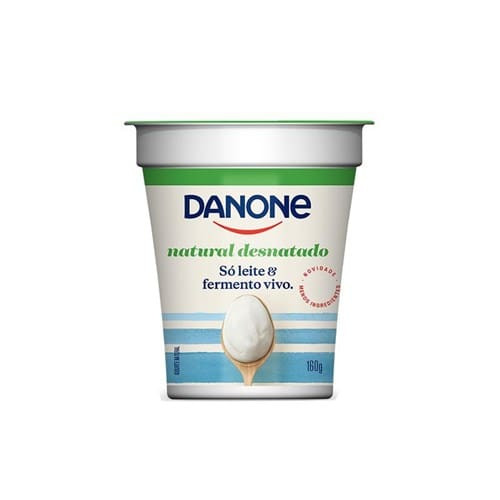 Iogurte Natural Desnatado Danone 160g