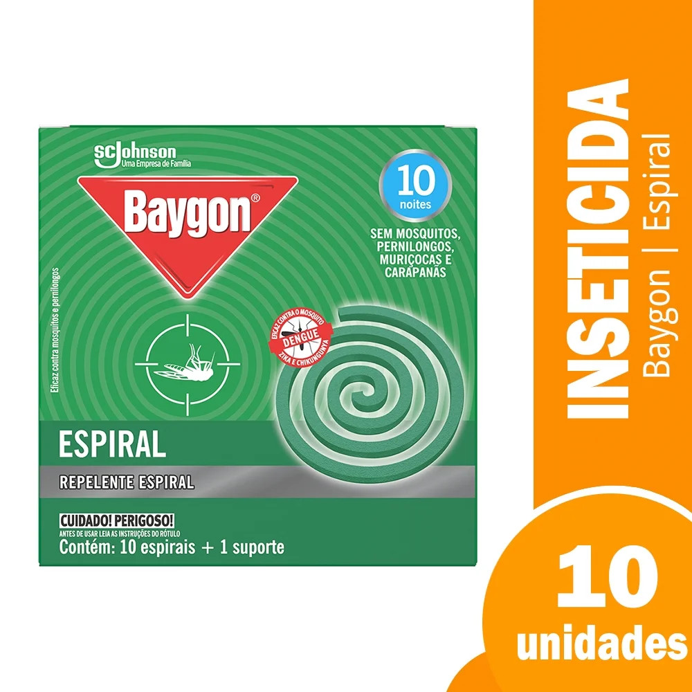 INSETICIDA BAYGON ESPIRAL METAL