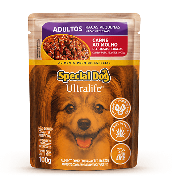 Sachê SpecialDog Raças Peq.  Carne ao Molho