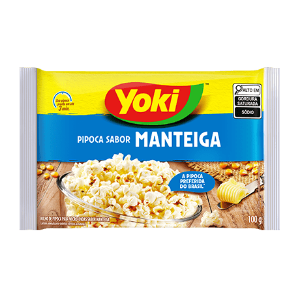 PIPOCA YOKI SABOR MANTEIGA 100G