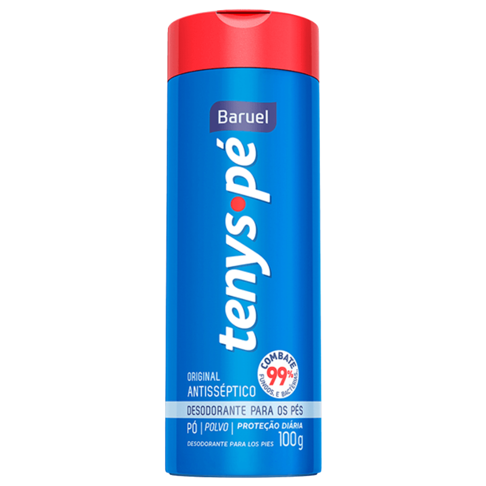 TALCO ANTISSEPTICO TENYS PE BARUEL ORIGINAL 100G