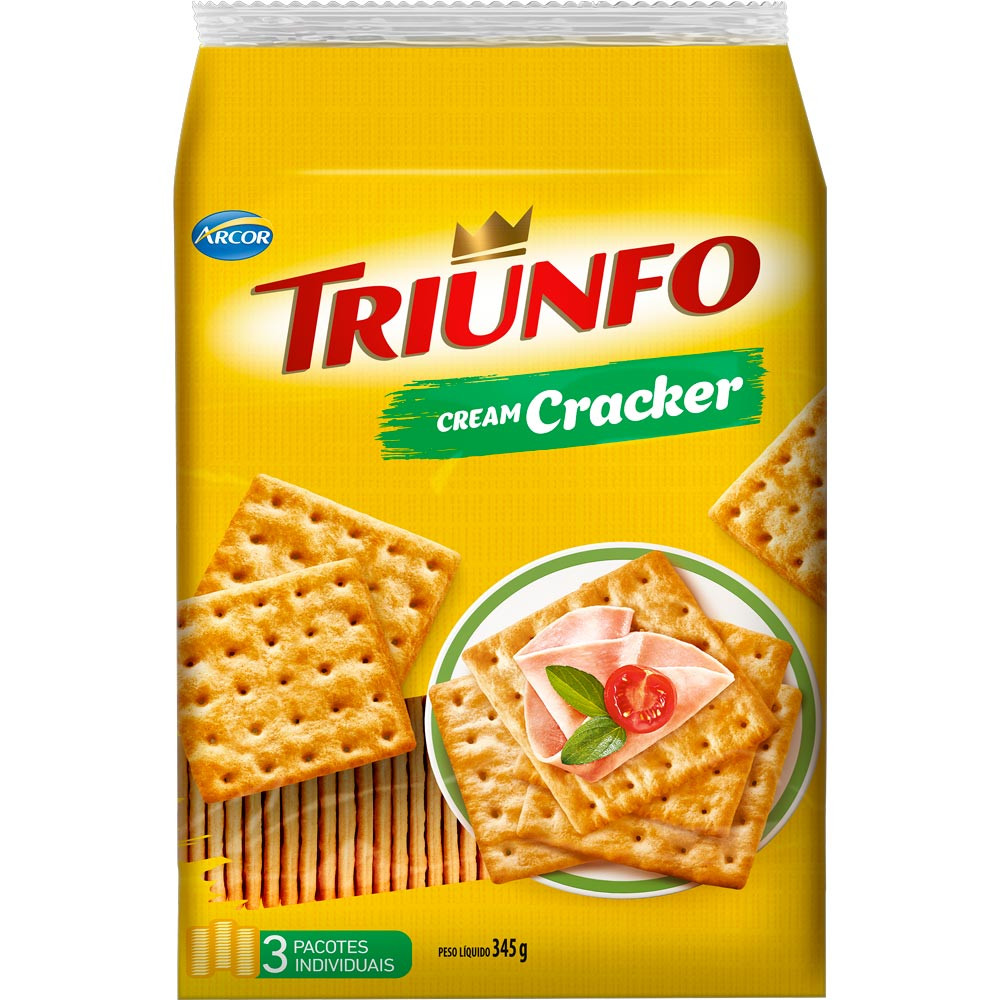 BISC TRIUNFO CREAM CRACKER 345G