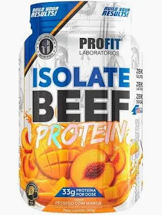 Isolate Beef Protein Pessego C Manga 910gr Profit
