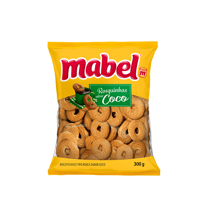 Biscotio Rosquinha Mabel Coco 300g
