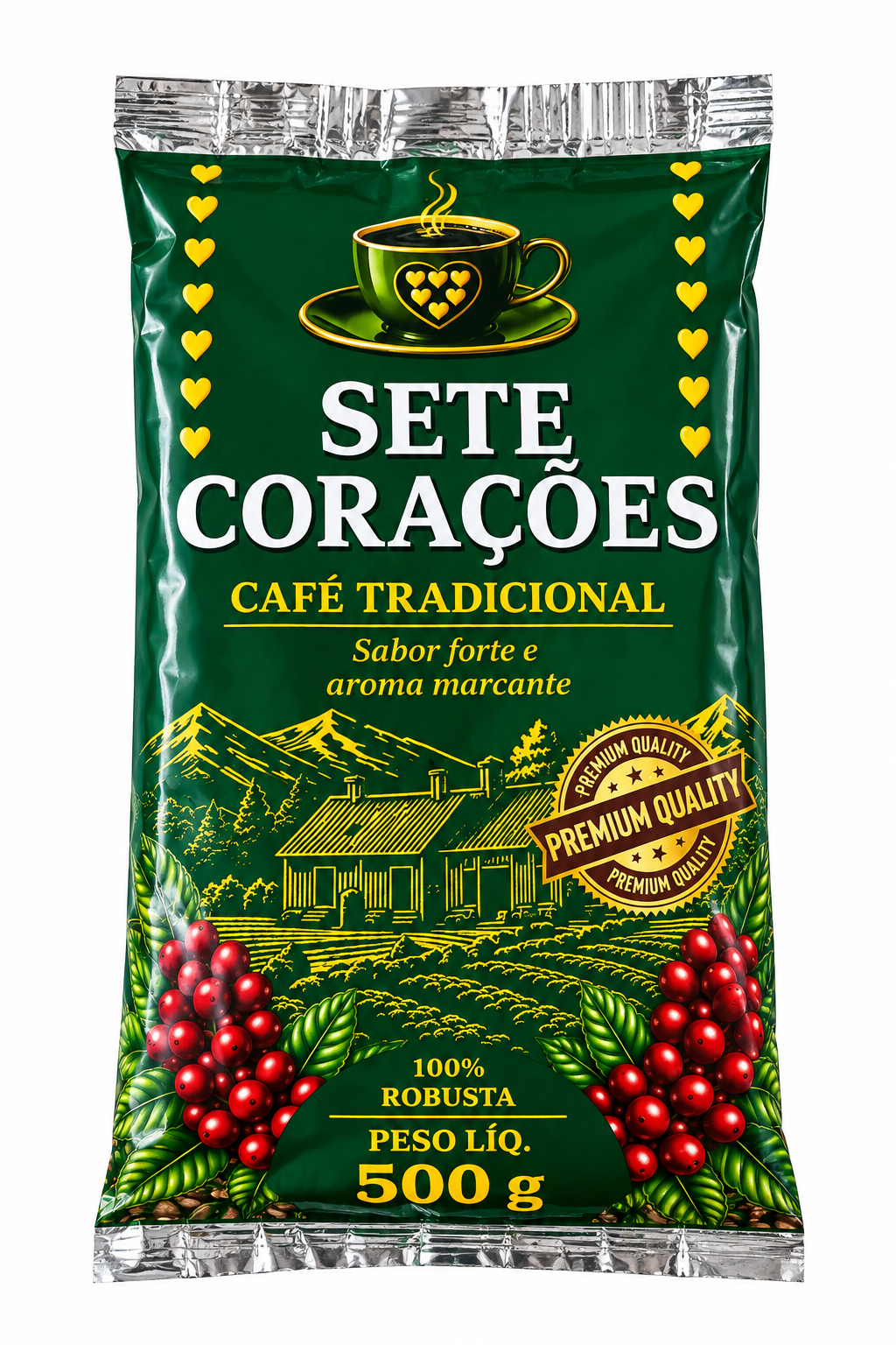 CAFE SETE CORAÇOES SC500G