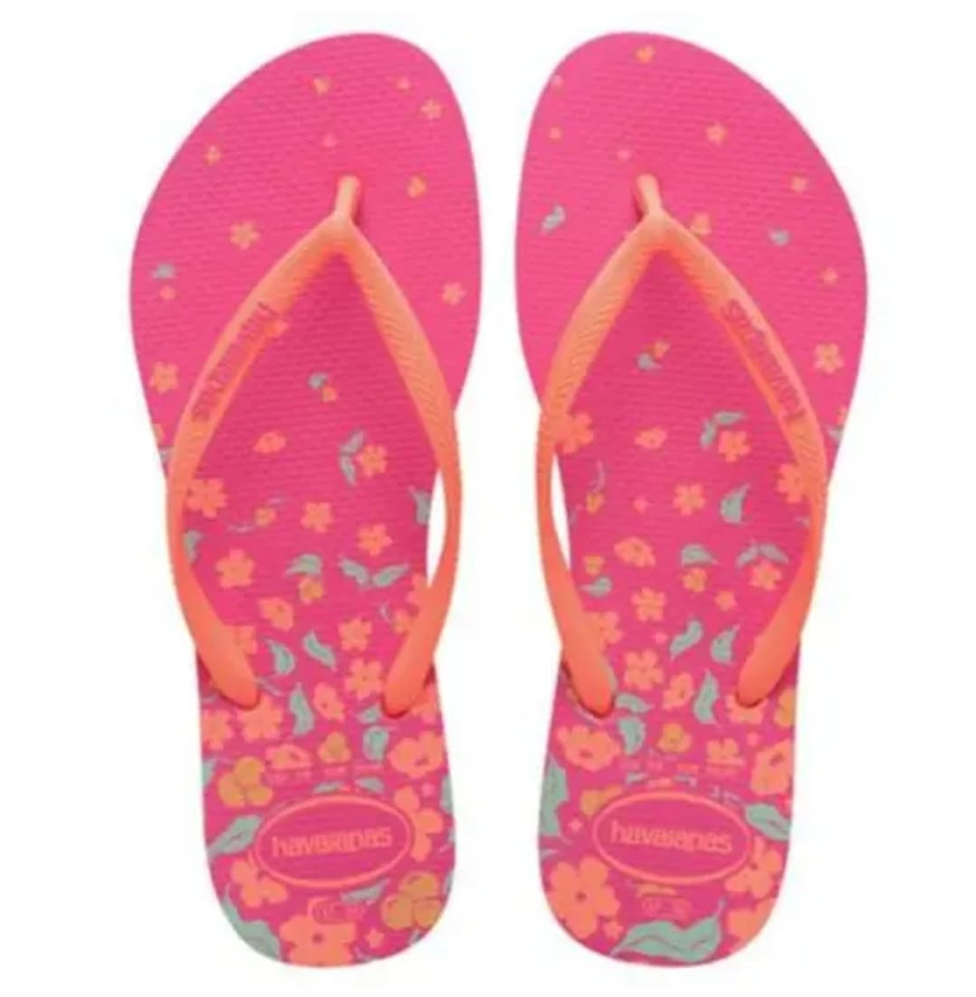CHINELO HAVAIANAS  SLIM VISUALS ROSA FLUX 39/40