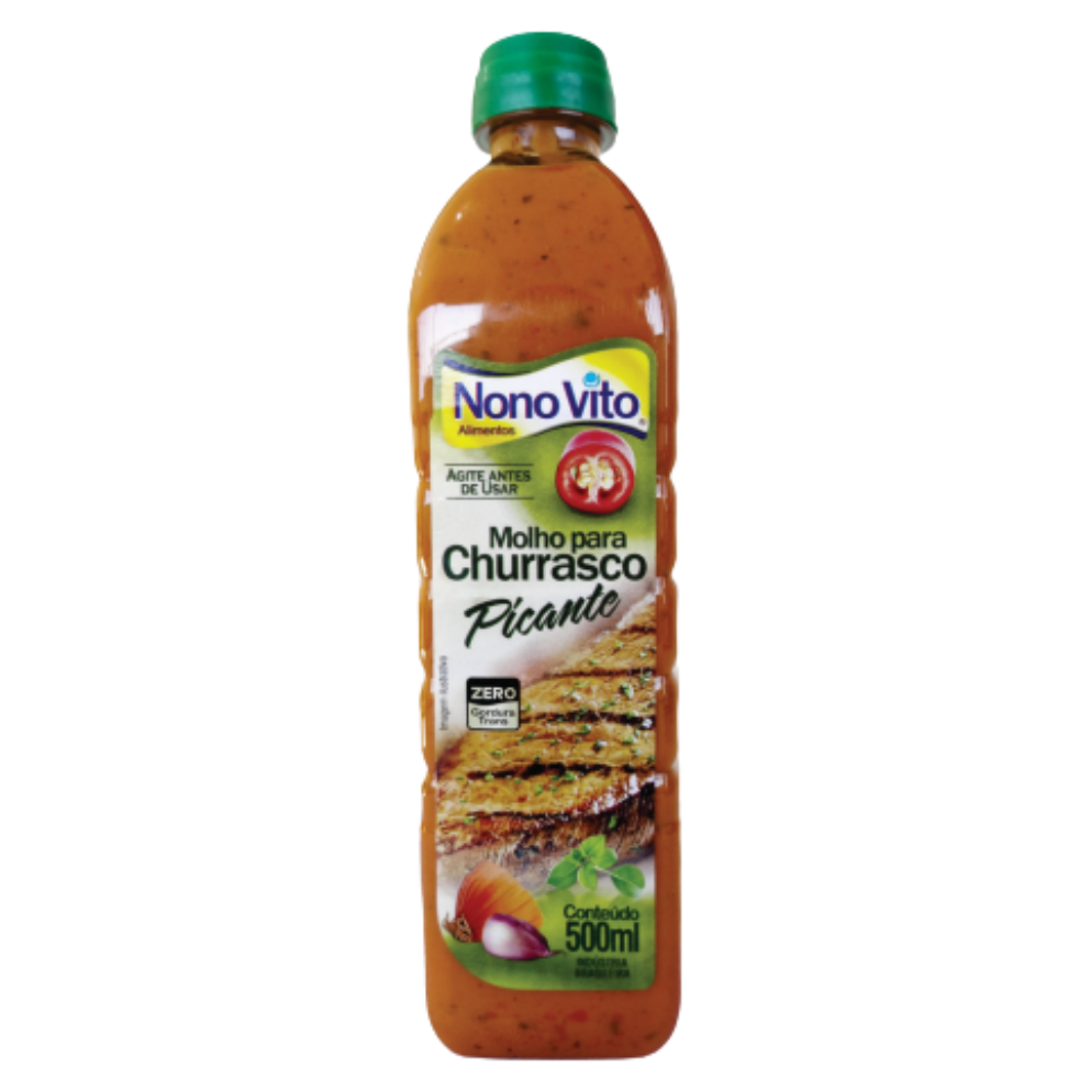 MOLHO P/ CHURRASCO NONO VITO PICANTE 500ML
