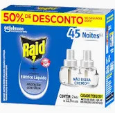 INSETICIDA REPELENTE RAID PROTETOR REFIL C/2 45 NOITES