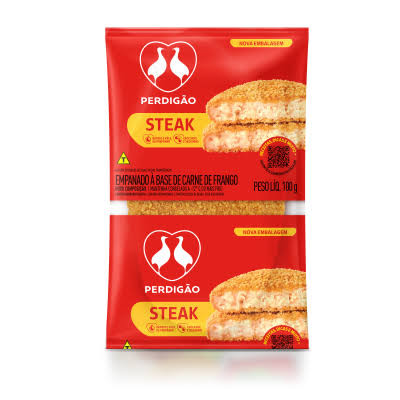 Bife empanado perdigão 100g 