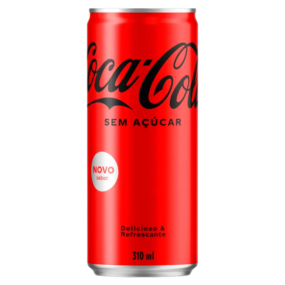REFRIGERANTE COCA-COLA ZERO SLEEK LT310ML