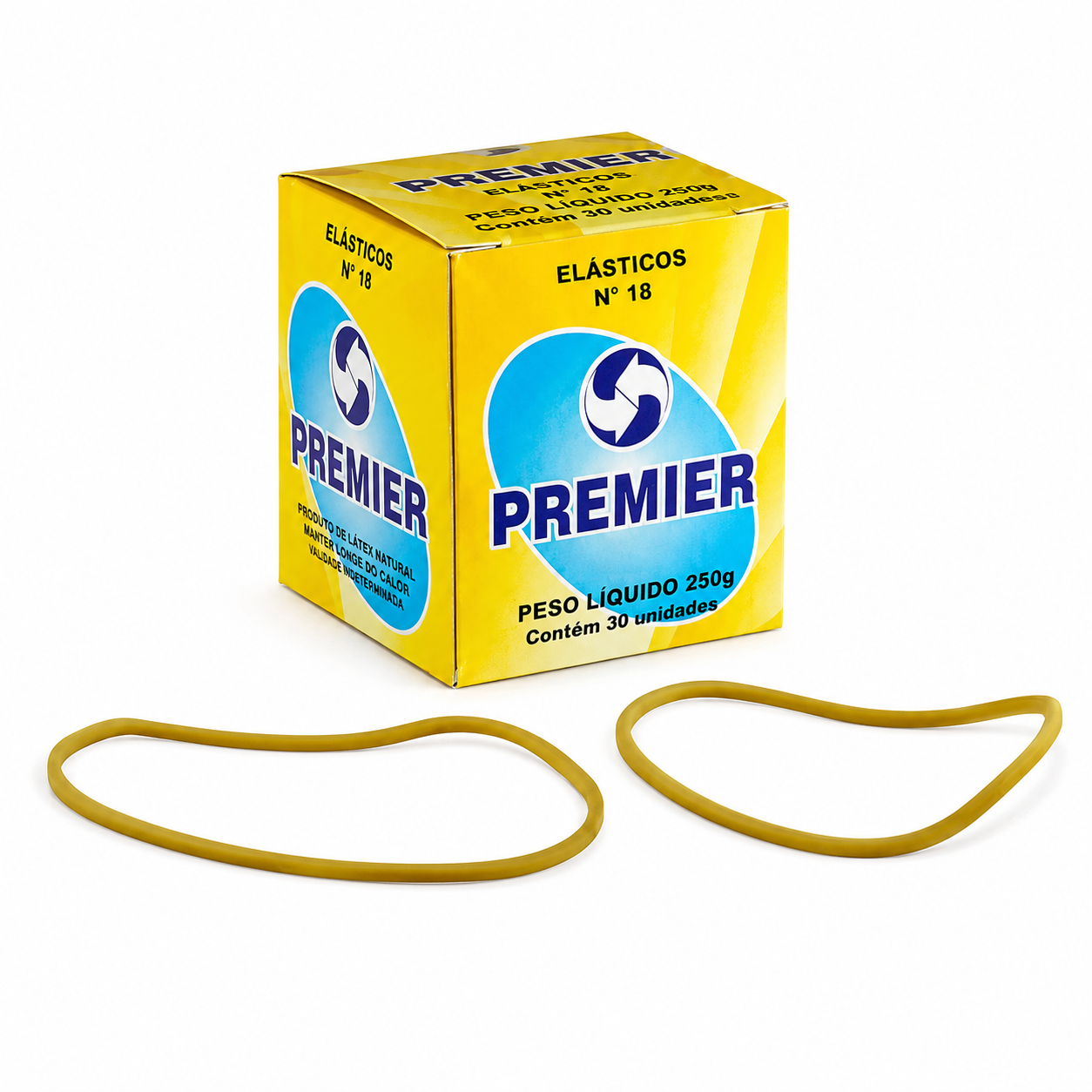 Elástico Amarelo Premier 25g C/30uni