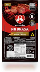 LINGUIÇA TOSCANA COM QUEIJO COALHO PERDIGAO NA BRASA CHURRASCO 600G