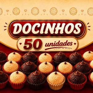 DOCINHOS 50 UNIDADES