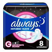 ABSORVENTE ALWAYS 08UN NOT SUAVE ABAS
