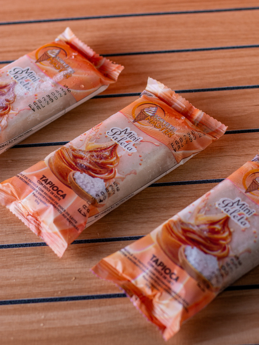 MINI PALETA TAPIOCA COM DOCE DE LEITE