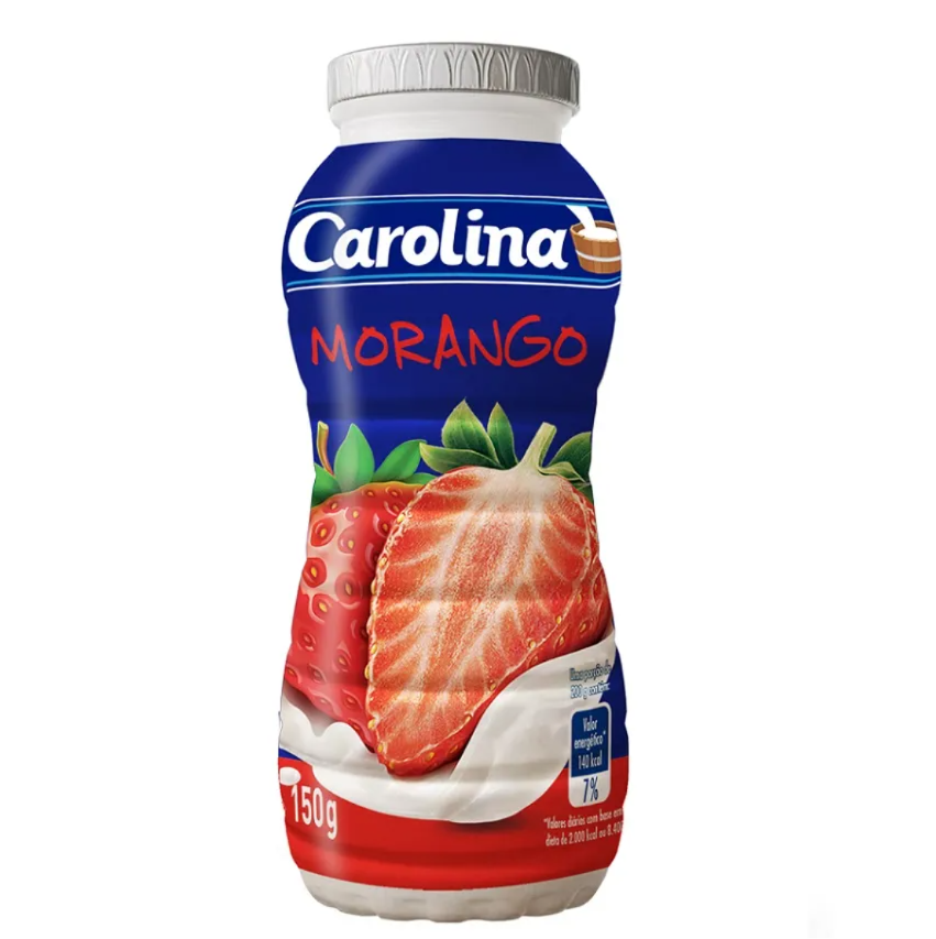 IOGURTE CAROLINA BL MORANGO 150G