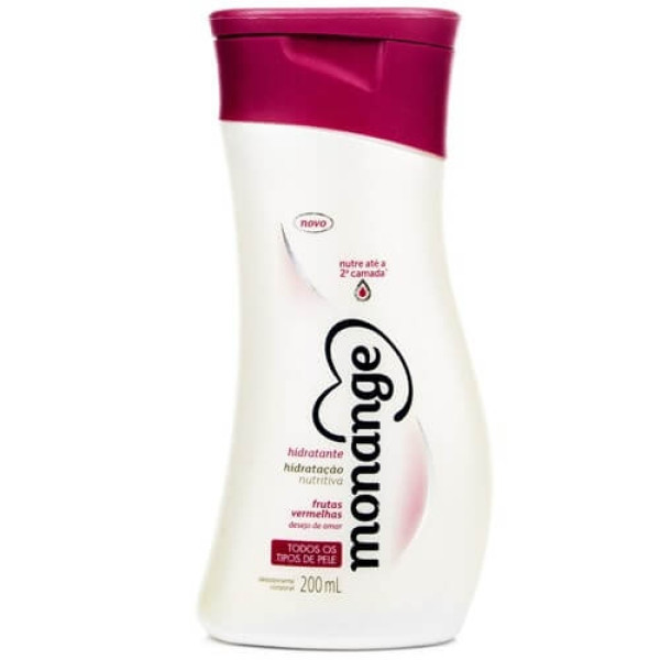 CREME HIDRATANTE MONANGE FRUTAS VERMELHAS 200ML