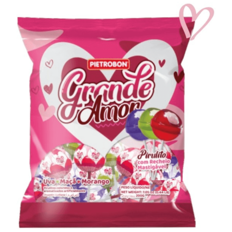 PCT PIRULITO PIETROBON RECHEADO GRANDE AMOR 480G
