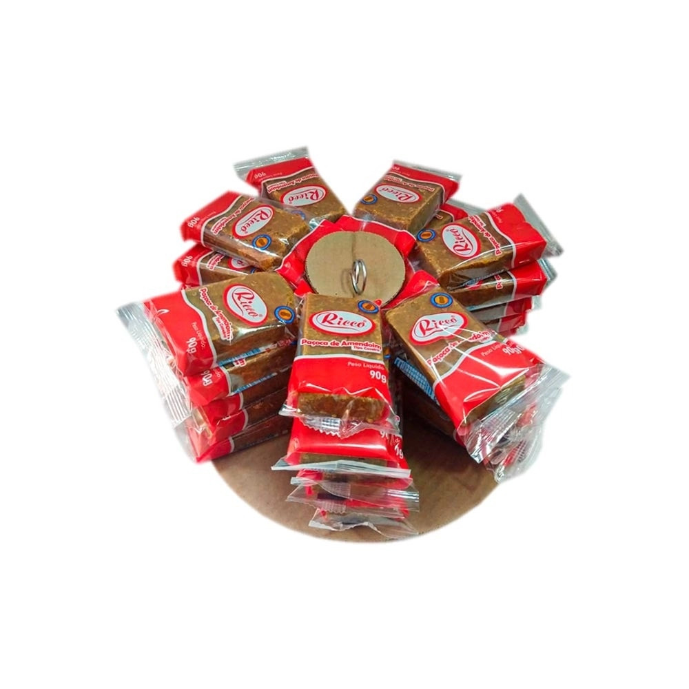 DOCE AMENDOIM QUADRADO RICCO 90G
