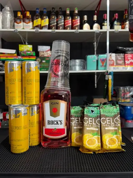 COMBO ROCKS GIN VERMELHO 1L