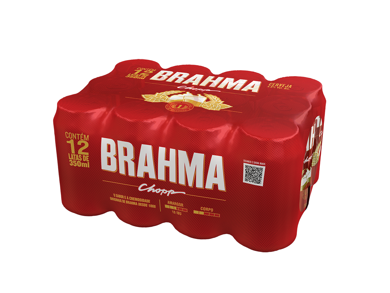 Brahma Chopp 350ml - Fardo de 12 unidades