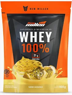 Whey 100% Sb Maracuja 900g Sh New Millen