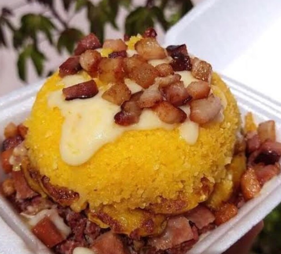 Cuscuz com Bacon