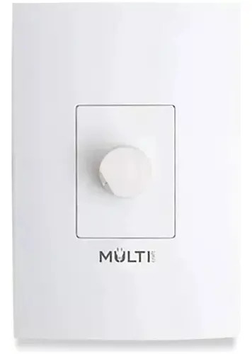Dimmer Rotativo Multicraft 4x2 Bivolt Branco 