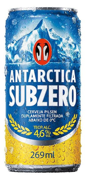Cerveja Pilsen Sub Zero Antarctica 269ml